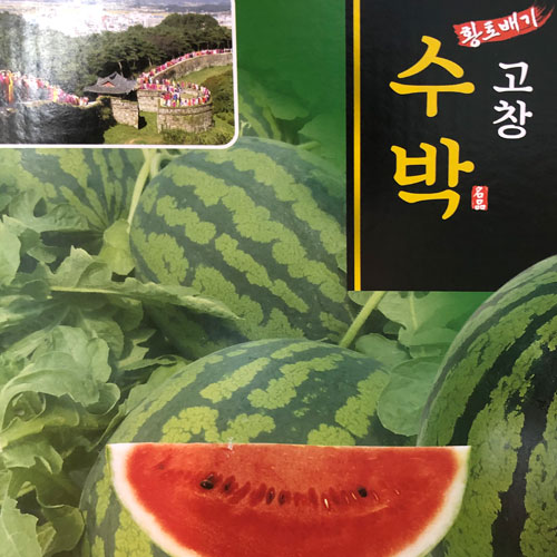 25년산 햇 황토배기 고창 수박(9kg)