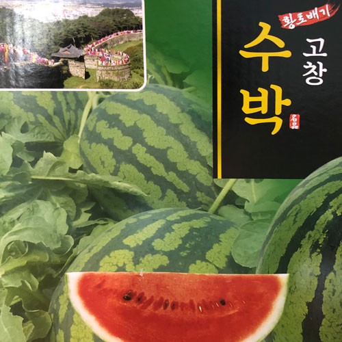 25년산 햇 황토배기 고창 수박(9kg)